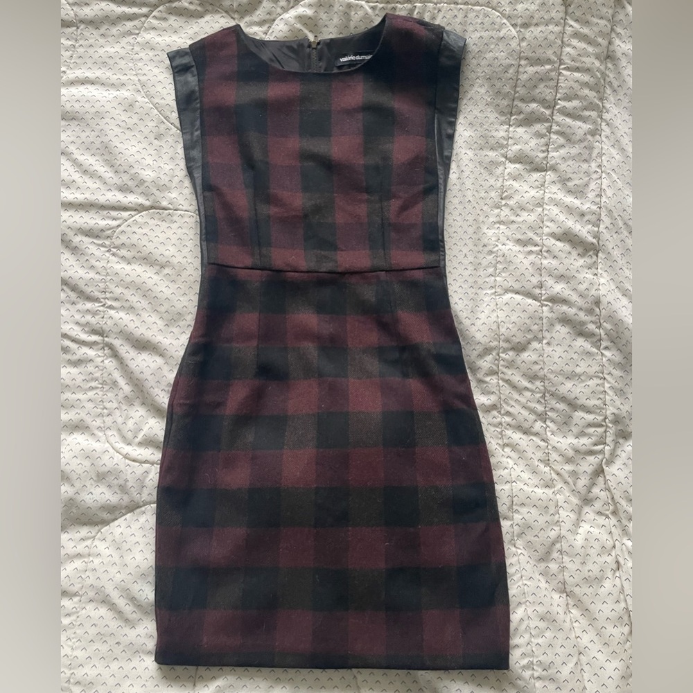 Plaid Sleeveless Dress